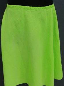 Kids Costumes to Hire - Lime Green Skirt - Plain - CHILD